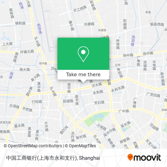中国工商银行(上海市永和支行) map