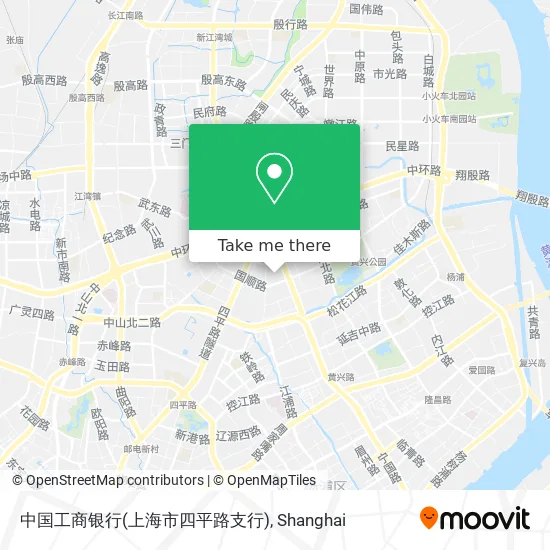 中国工商银行(上海市四平路支行) map