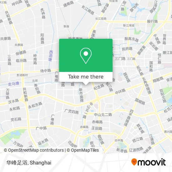 华峰足浴 map