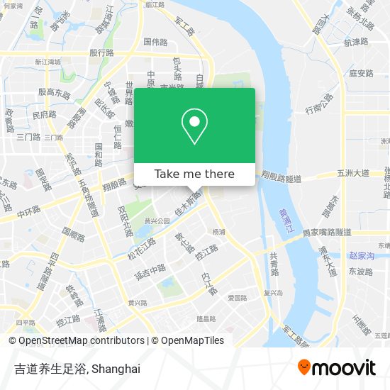 吉道养生足浴 map