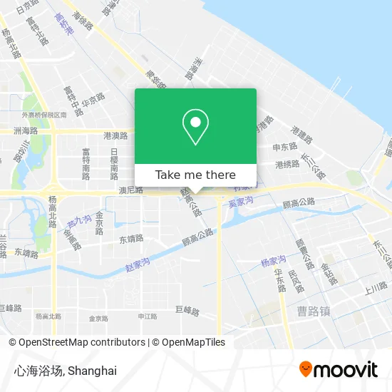 心海浴场 map