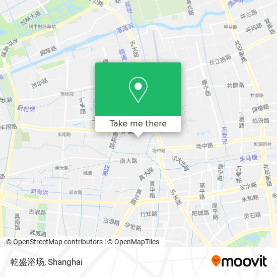 乾盛浴场 map