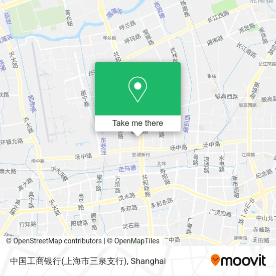 中国工商银行(上海市三泉支行) map
