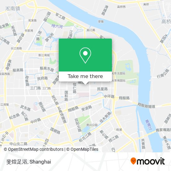 斐煌足浴 map