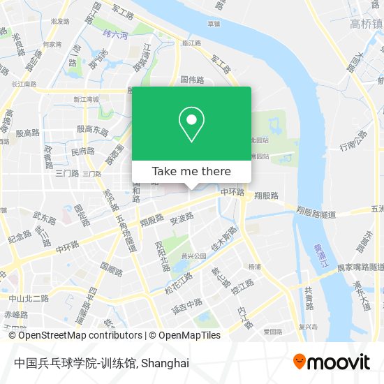 中国兵乓球学院-训练馆 map