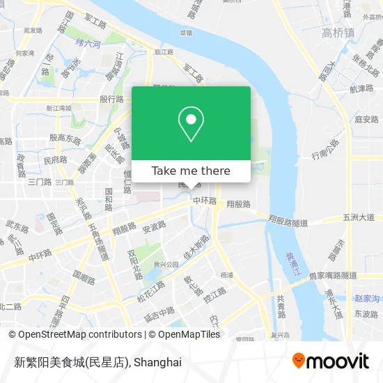 新繁阳美食城(民星店) map