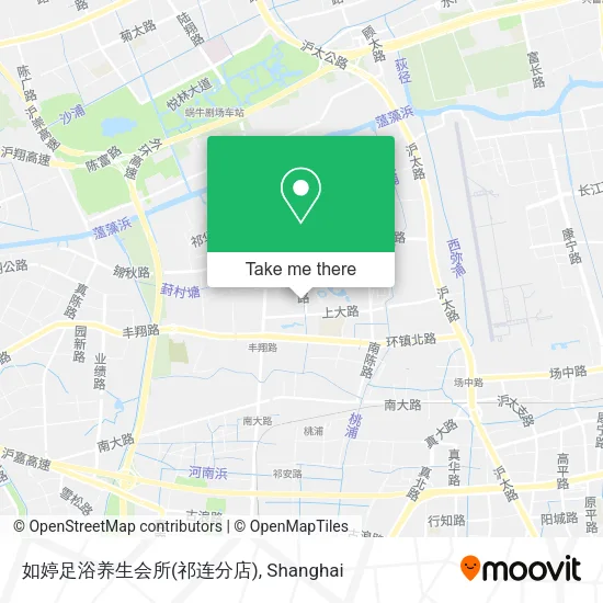 如婷足浴养生会所(祁连分店) map