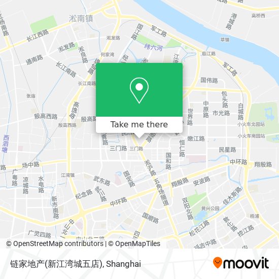 链家地产(新江湾城五店) map