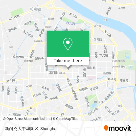 新耐克大中华园区 map