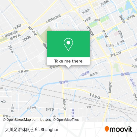 大川足浴休闲会所 map