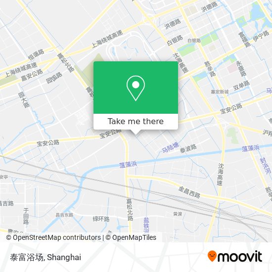泰富浴场 map