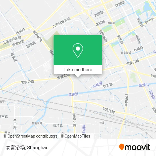 泰富浴场 map