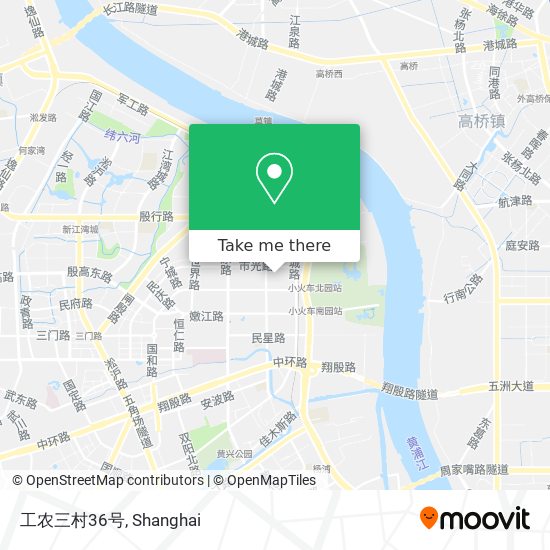 工农三村36号 map