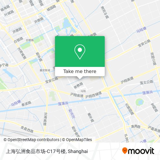 上海弘洲食品市场-C17号楼 map