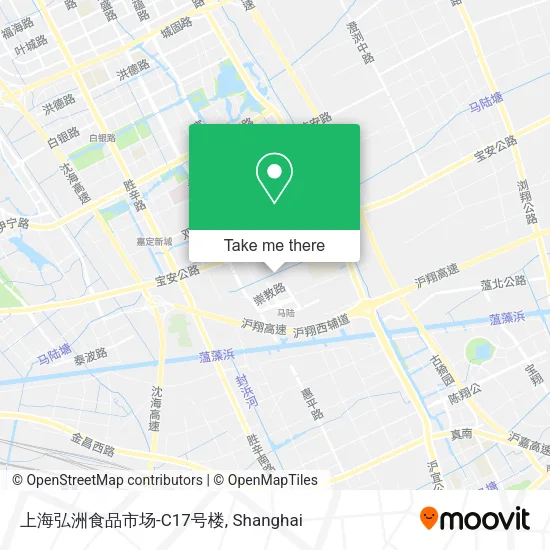 上海弘洲食品市场-C17号楼 map
