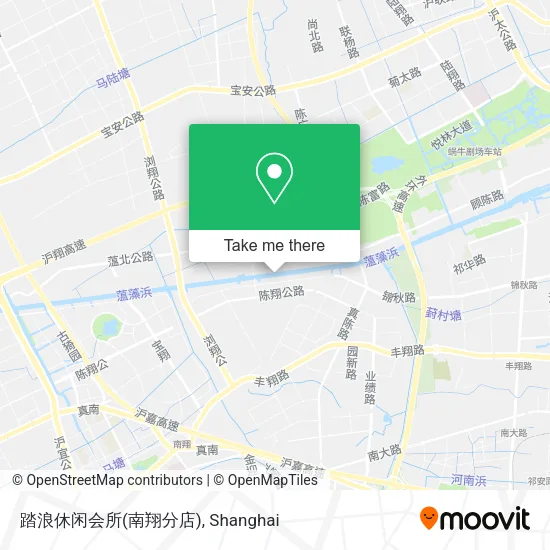 踏浪休闲会所(南翔分店) map
