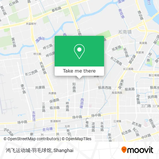 鸿飞运动城-羽毛球馆 map