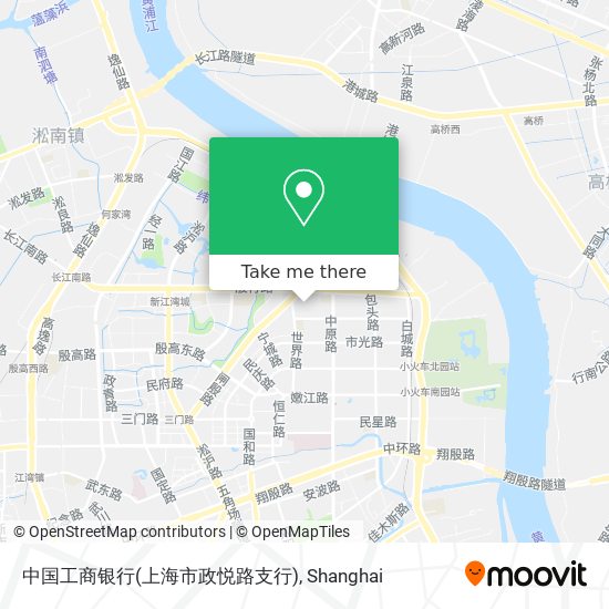 中国工商银行(上海市政悦路支行) map