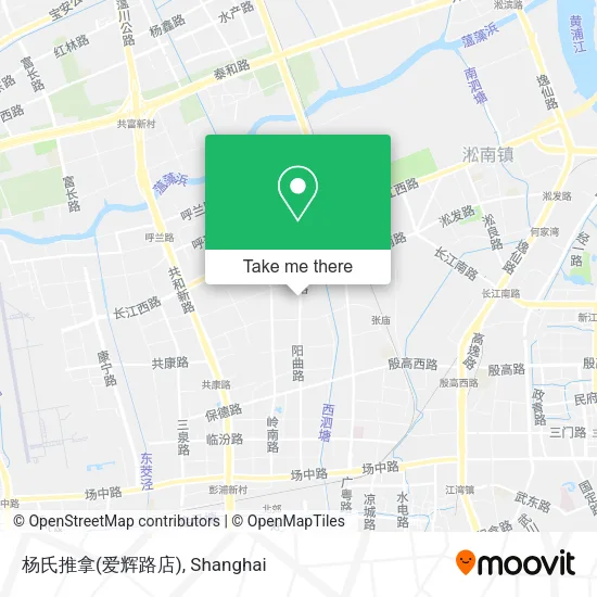 杨氏推拿(爱辉路店) map