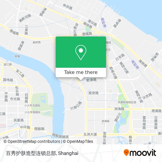 百秀护肤造型连锁总部 map