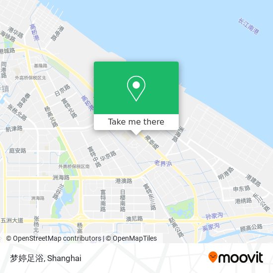 梦婷足浴 map