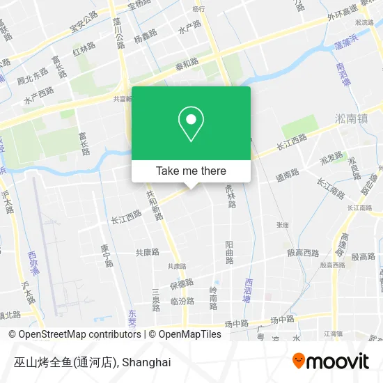 巫山烤全鱼(通河店) map