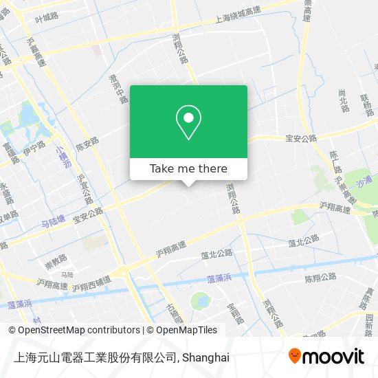 上海元山電器工業股份有限公司 map