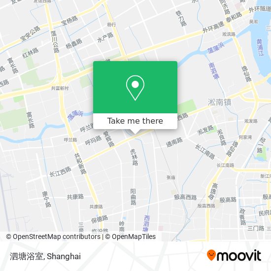 泗塘浴室 map