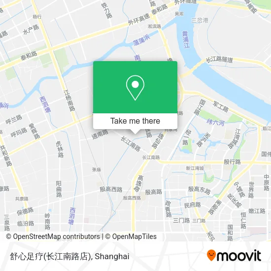 舒心足疗(长江南路店) map