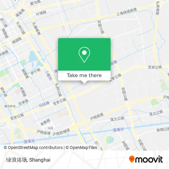 绿浪浴场 map
