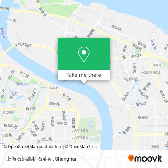 上海石油高桥石油站 map