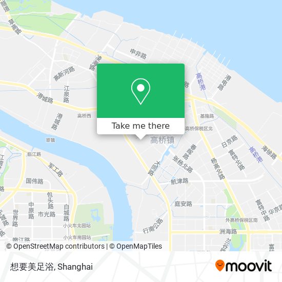 想要美足浴 map