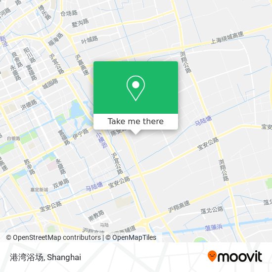 港湾浴场 map