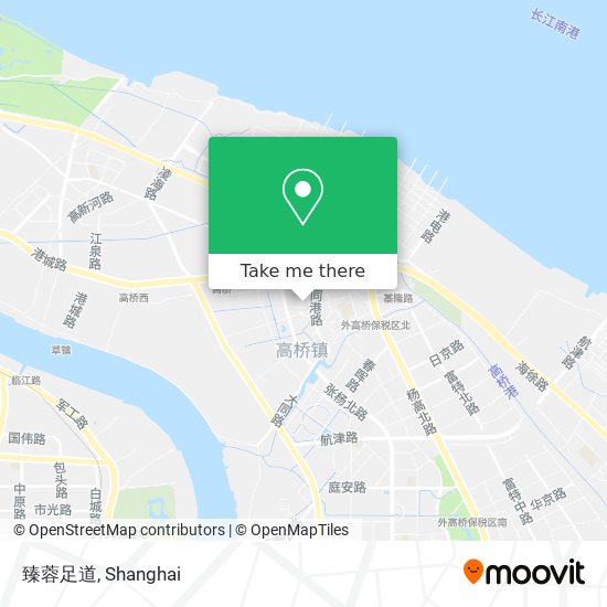 臻蓉足道 map