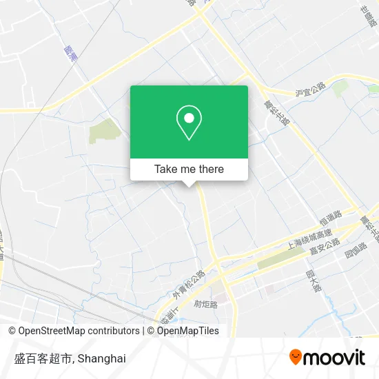 盛百客超市 map