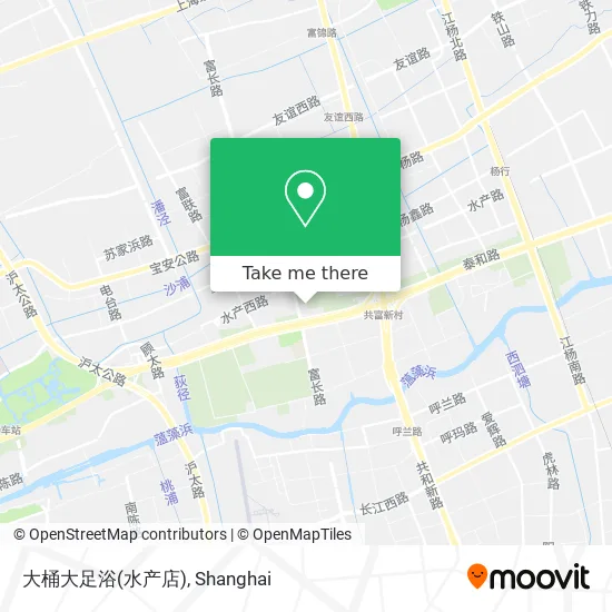 大桶大足浴(水产店) map