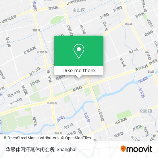 华馨休闲汗蒸休闲会所 map