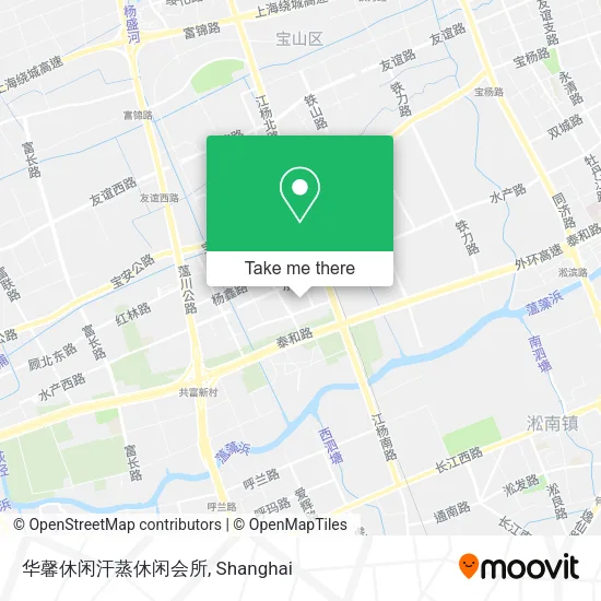 华馨休闲汗蒸休闲会所 map