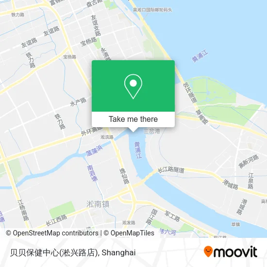 贝贝保健中心(淞兴路店) map