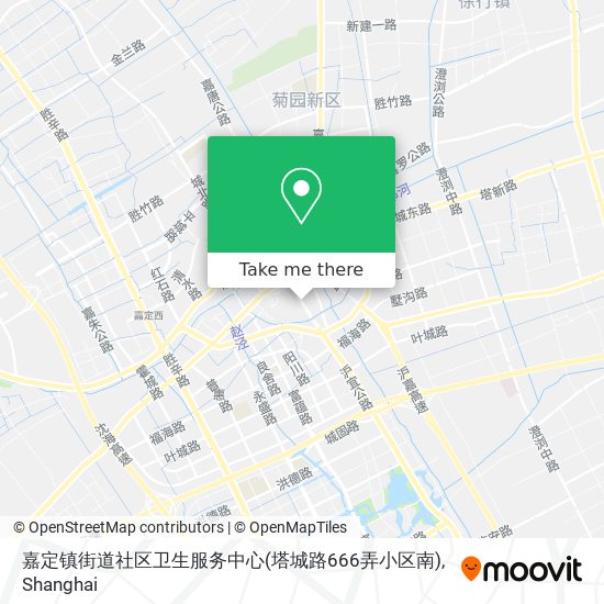 嘉定镇街道社区卫生服务中心(塔城路666弄小区南) map