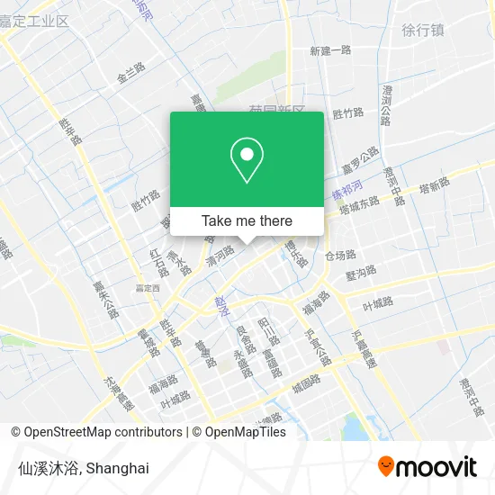 仙溪沐浴 map