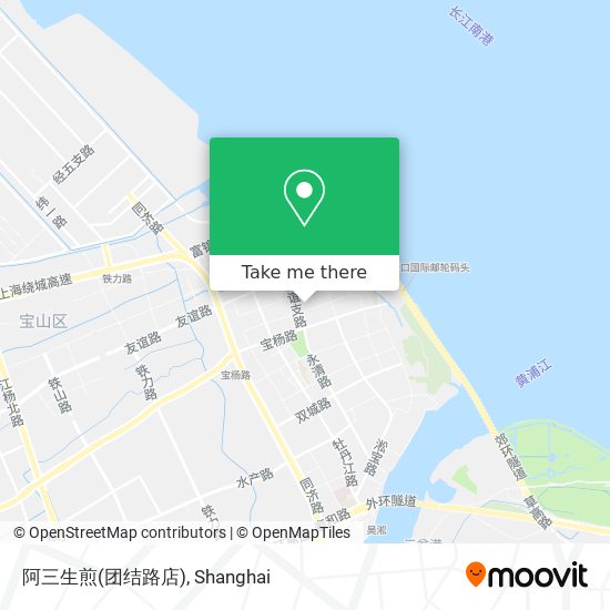 阿三生煎(团结路店) map