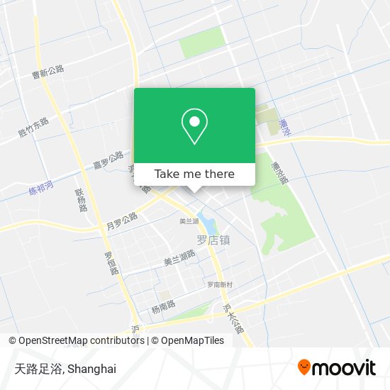 天路足浴 map