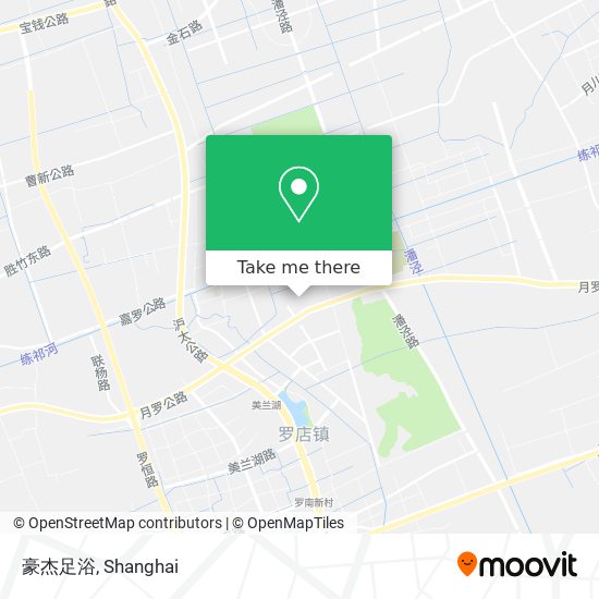 豪杰足浴 map