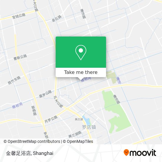 金馨足浴店 map