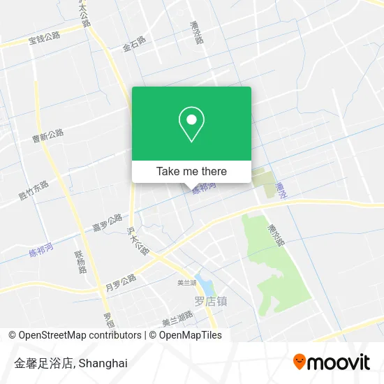 金馨足浴店 map
