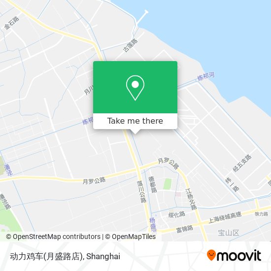动力鸡车(月盛路店) map