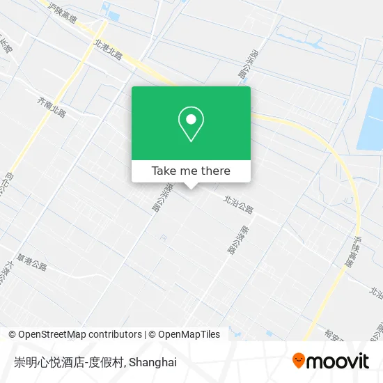崇明心悦酒店-度假村 map