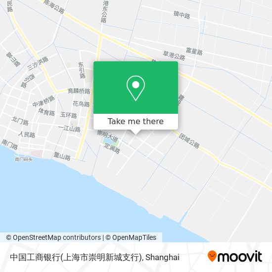 中国工商银行(上海市崇明新城支行) map
