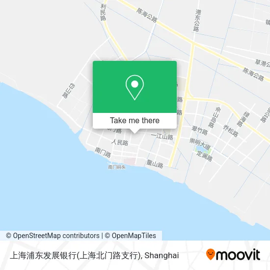 上海浦东发展银行(上海北门路支行) map